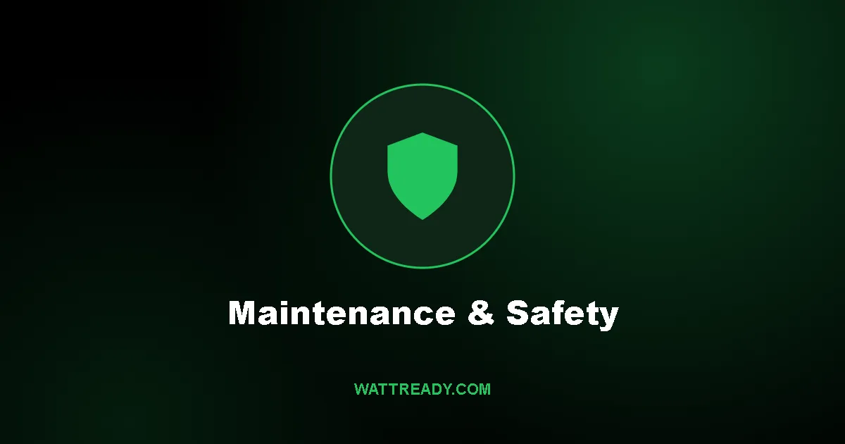 Maintenance, Safety, Troubleshooting & How-To