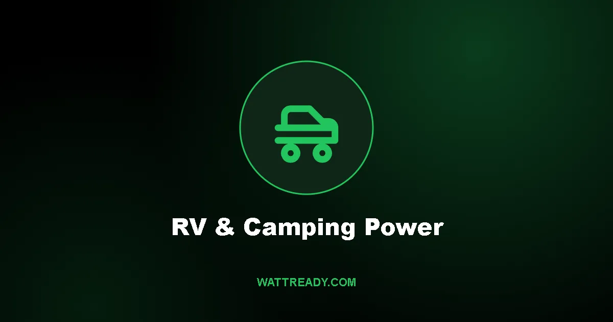 RV, Camping, Van Life & Overlanding Power